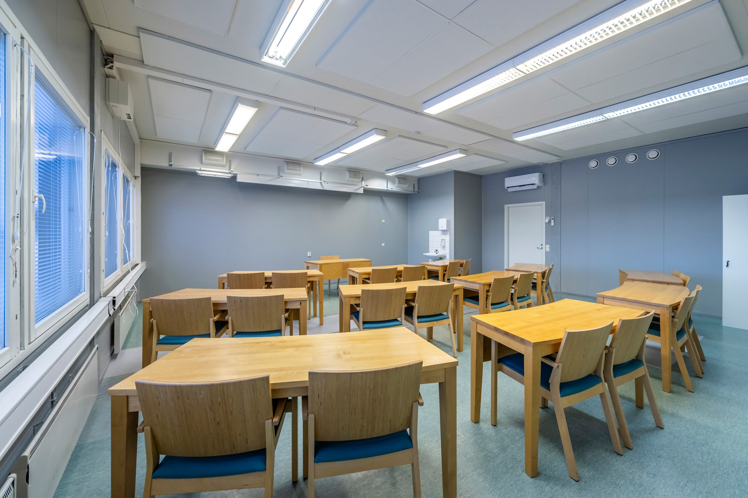 Ruutikangas kokoustila, luokkamuoto