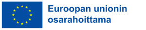 EU-lippulogo. Euroopan unionin osarahoittama.